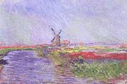 Claude Monet Champ de Tulipes china oil painting reproduction